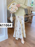 Floral Print Satin A-Line Skirts